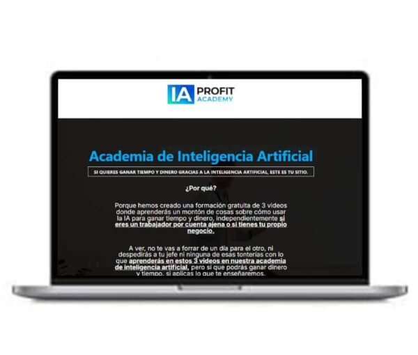 Imagen del curso IA Profit Academy de Bernat Casañas